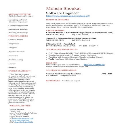 Mohsin shoukat cv 18-04-2019
