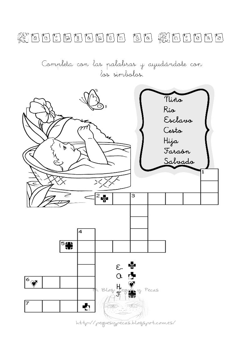Fichas Nacimiento de Moisés.
