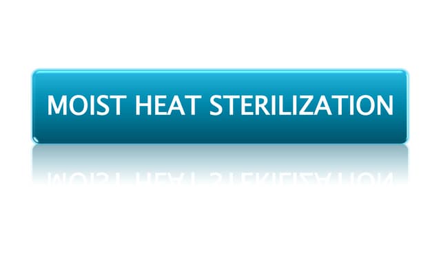 Moist heat sterilization