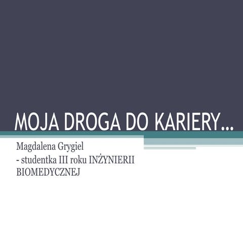 Moja droga do kariery | PPS