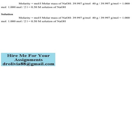 Molarity = moll Molar mass of NaOH 39.997 gmol.pdf