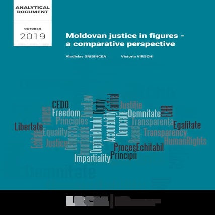 Moldovan justice in figures - a comparative perspective