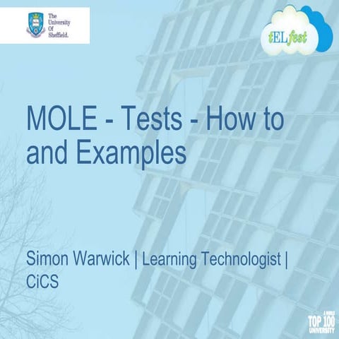 Mole   tests - how to and examples