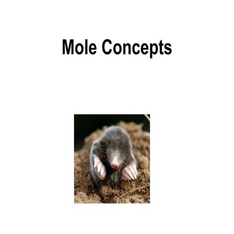 Mole concepts