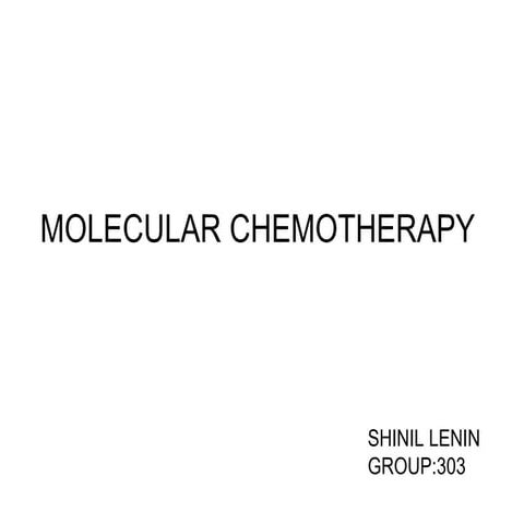 Molecuar Oncological Chemotherpy.ppt