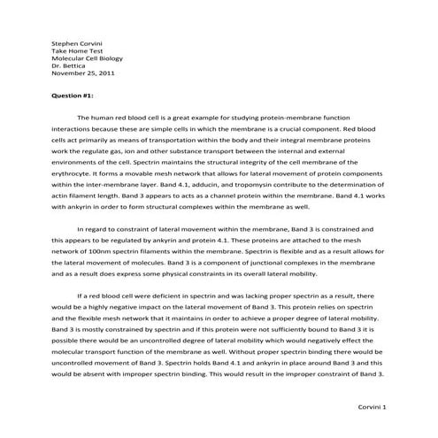 Molecular cell take home 1