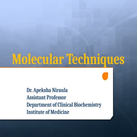Molecular Diagnosis of Inherited Disease.pptx