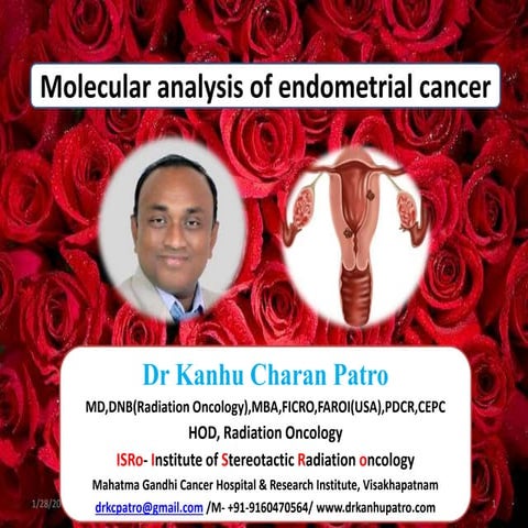 Molecular Profile of Endometrial cancer.