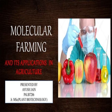 Molecular farming