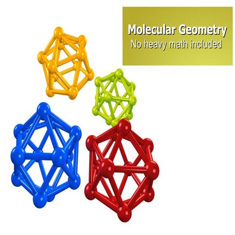 Molecular geometry