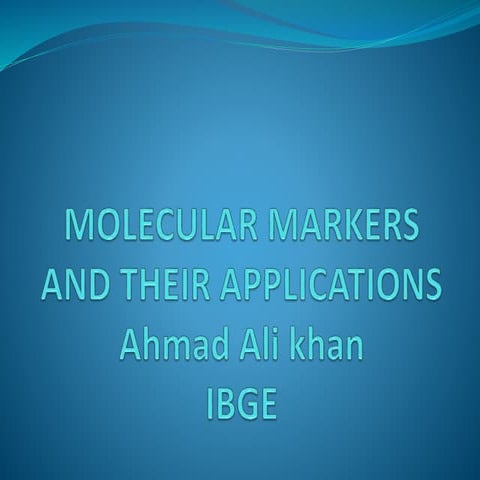 Molecular markers