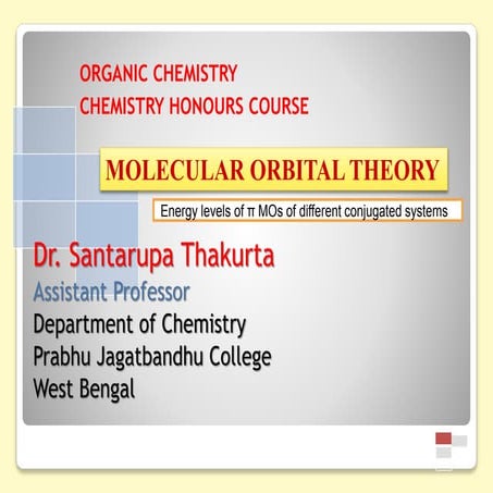 Molecular orbital theory (conjugated molecules)