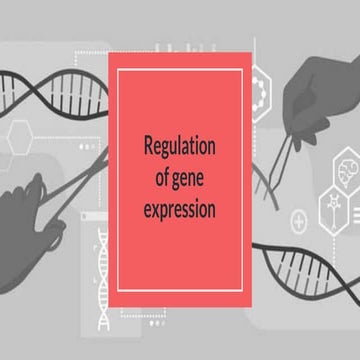 Regulation of gene expression | PPTX