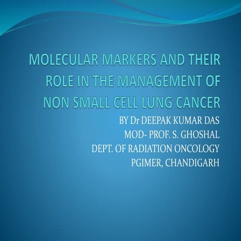 Molecular targets and their significance in the management