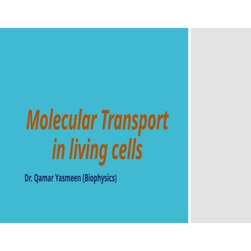 Molecular transport in living cells.pptx