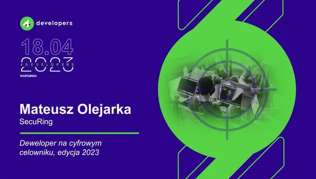 Developer in a digital crosshair, 2023 edition - 4Developers