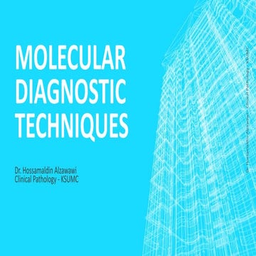 Molecular diagnostic techniques 