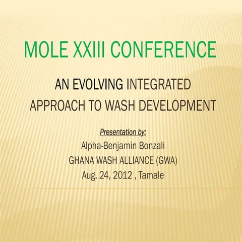 Mole xxiii gw apresentation