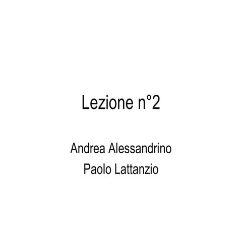 Lezione 2 - Giornalismo