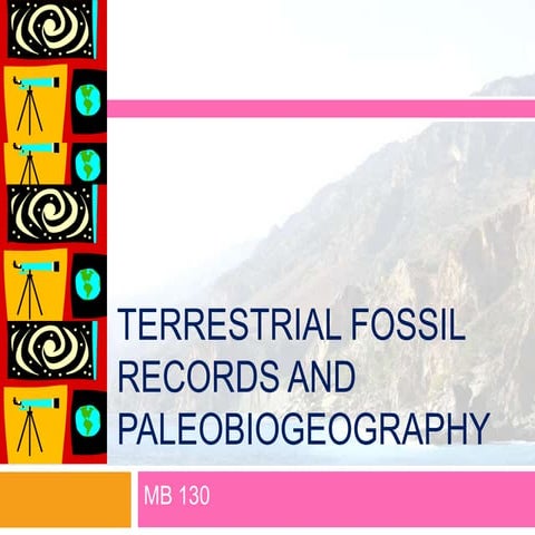 terrestrial fossil records and paleogeography