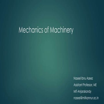 Inversion of Mechanisms: Theory of Machines With Videos