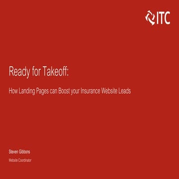 Ready for Takeoff: How Landing Pages Can Boost your Insurance Website Leads