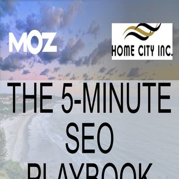The 5-Minute SEO Playbook (Mom 2.0 Summit 2016)