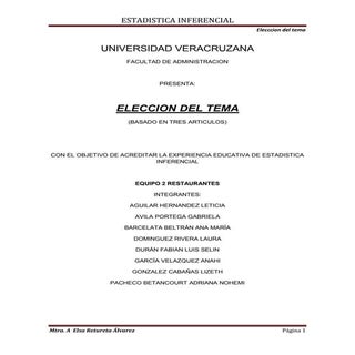 Momento 1, eleccion del tema