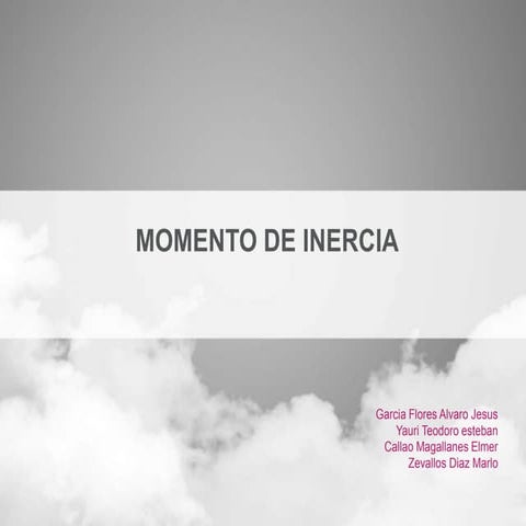 Momento de inercia 