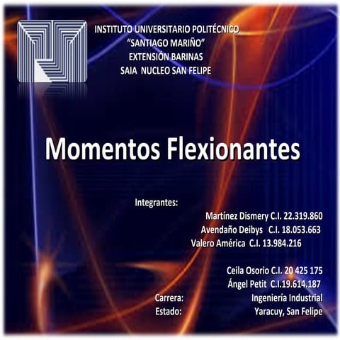 Momento Flexionante