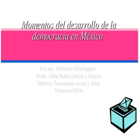 HISTORIA DE LA DEMOCRACIA | PPTX