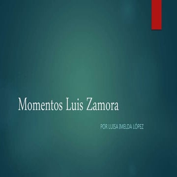 Momentos luis zamora