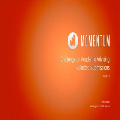 Challenge on Academic Advising: Selected Submissions