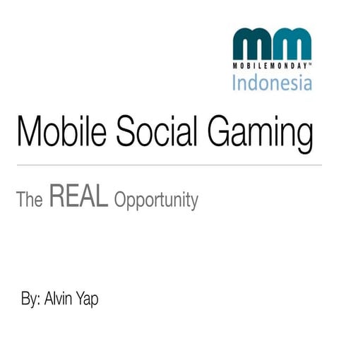 Mobile Gaming for South East Asia | PDF