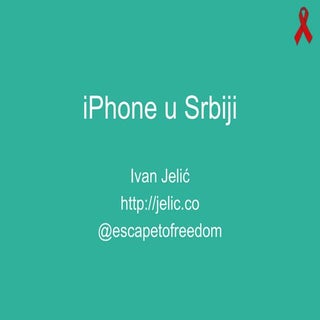 iPhone u Srbiji, Ivan Jelić - Mobil...