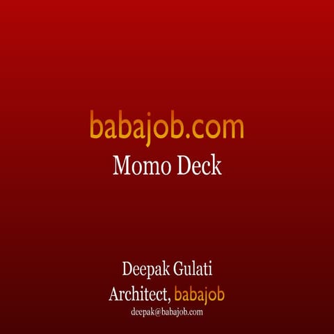 Why Babajob? | PPTX