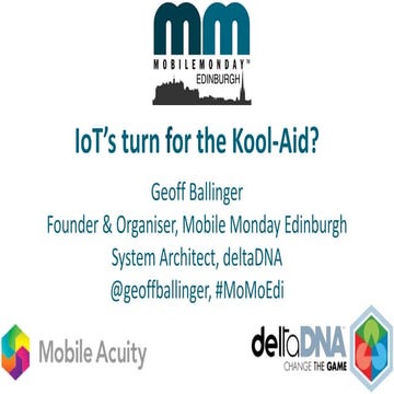 MoMoGPW: IoT's turn for the Kool-Aid?
