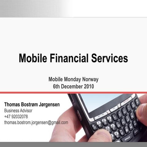 Mobile Finacial Services 
