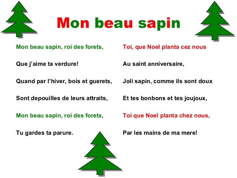 Mon Beau Sapin