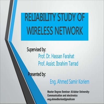 Reliability Study of wireless corba using Petri net and end to end instanteno...