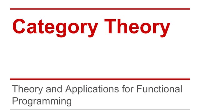 Monad presentation   scala as a category
