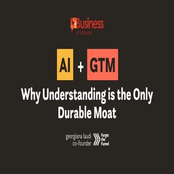 BoSUSA25 | Georgiana Laudi | AI’s Impact on SaaS GTM Strategy