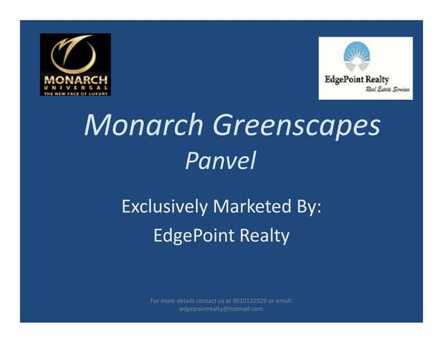 Panvel Residential Investment - Mon...