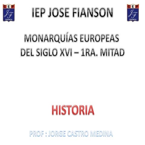 Monarquias europeas    3sec.