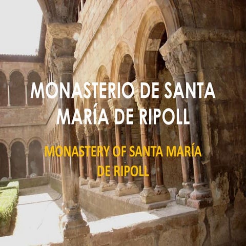 MONASTERY AND BIBLE OF RIPOLL | PPSX