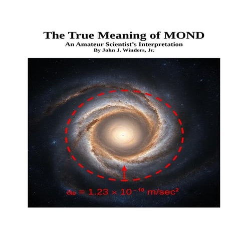 The True Meaning of Mond - An Amateur Scientist's Interpretation