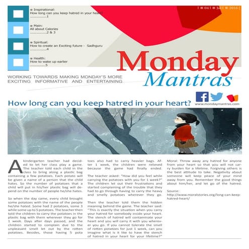 Monday Mantras 04 Jul 2016