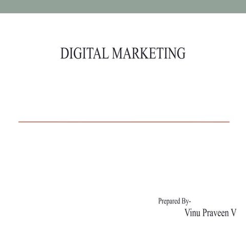 digital marketing