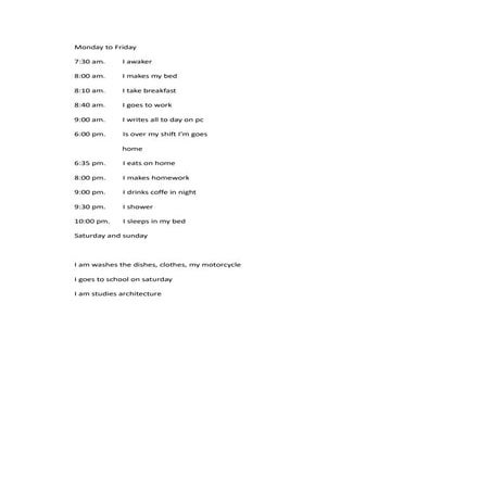Monday to sunday.docx