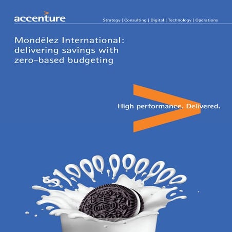 Mondelēz International: Delivering savings with zero-based budgeting